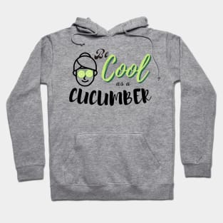 Cool as a Cucumber White T-shirt Hoodie